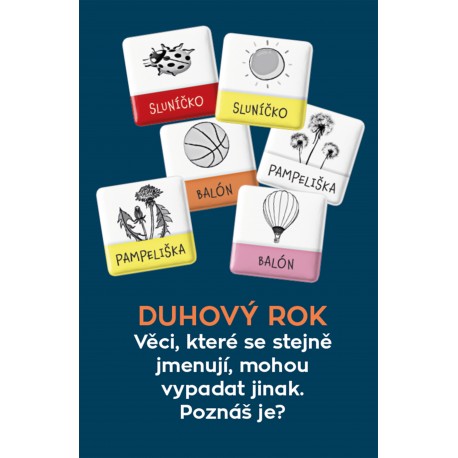 Duhový rok: Zahraj si 7 her a poznej barvy i roční období!